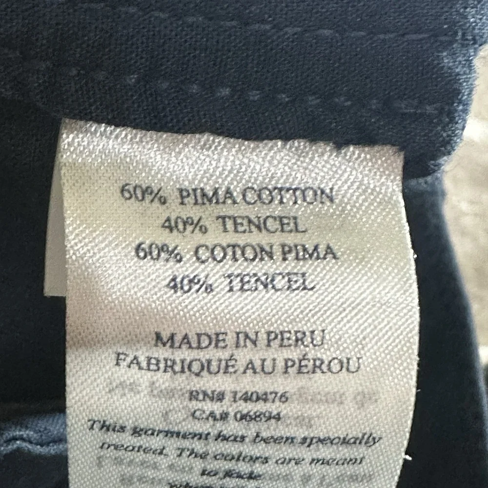 Faherty Men's Shorts Size 36 Navy Comfy Waistband Blue Organic Cotton‎ Blend